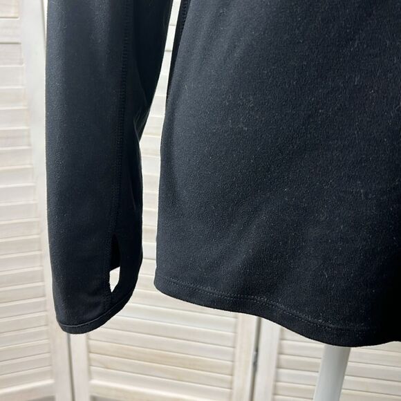 The North Face Black 1/4 Zip Pullover Base Layer Medium - Picture 3 of 9
